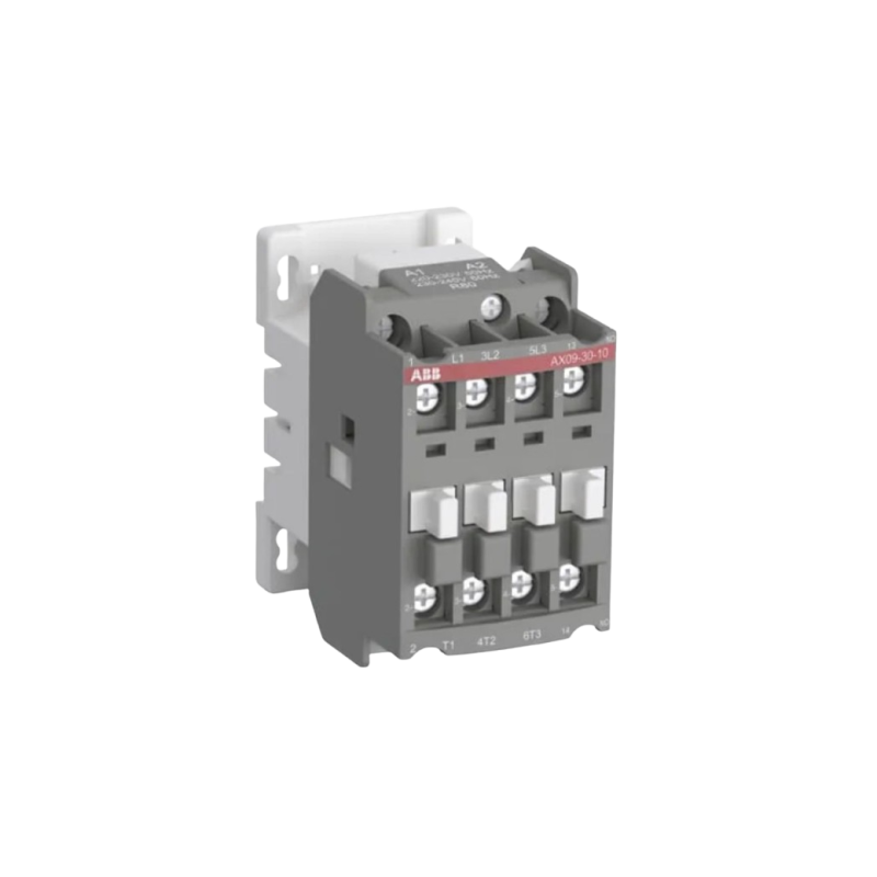 Contator de força, 9A - 380V, AX09-30-10-75, contato auxiliar 1NA, Linha AX, ABB