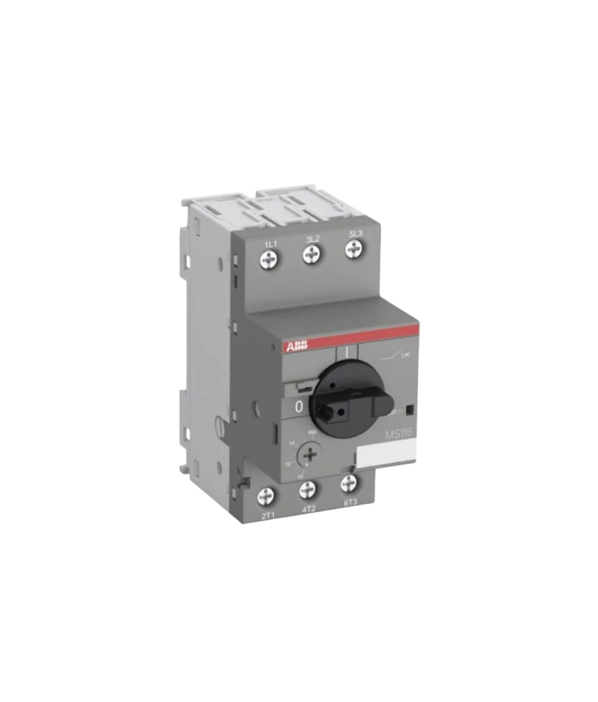 Disjuntor - Motor tripolar classe 10, com ajuste térmico de 20 à 25 A, MS116, Linha Eficiente, ABB