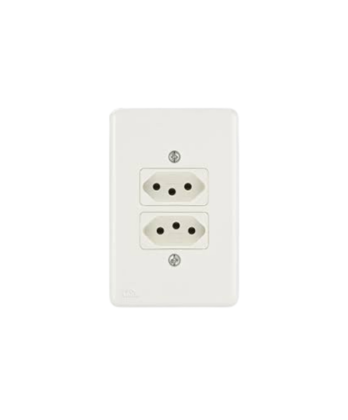TOMADA 2PT 10A CB 1,5MM QUAD 6115N1 13310141