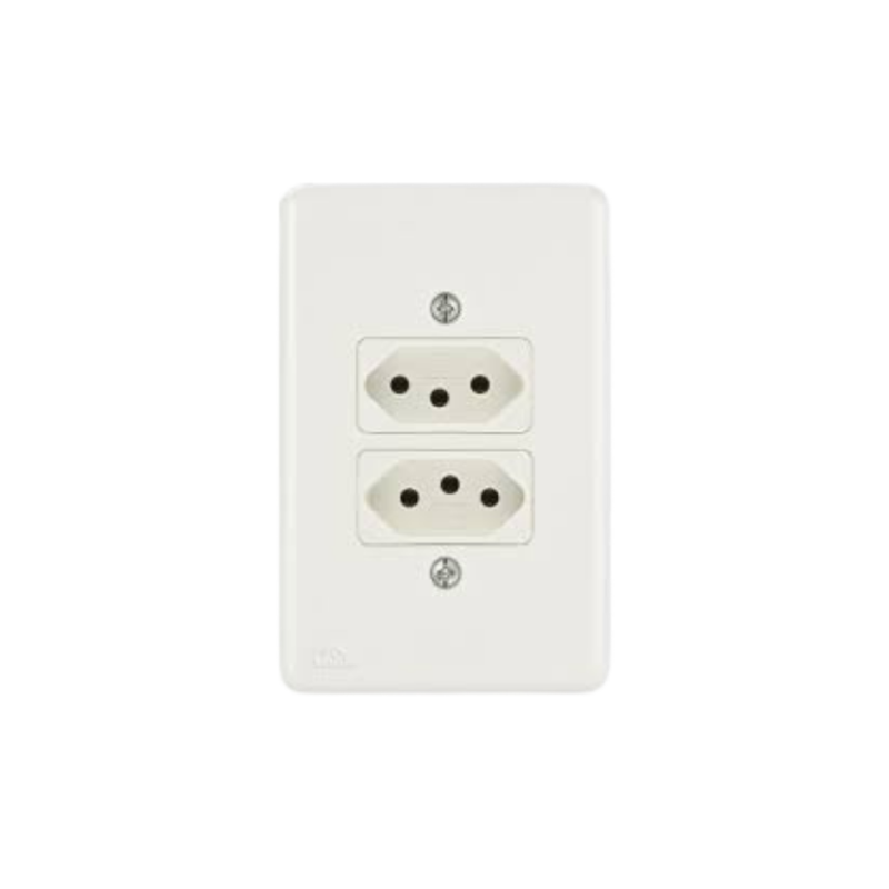 TOMADA 2PT 10A CB 1,5MM QUAD 6115N1 13310141