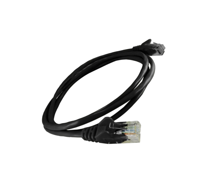 Patch Cord RJ45 Cabo de Rede CAT6 90445 Preto Nexans