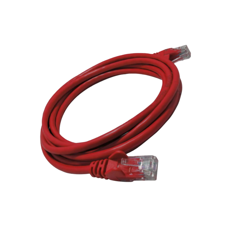 Cabo de Rede Patch Cord RJ45 CAT6 Vermelho Tibix