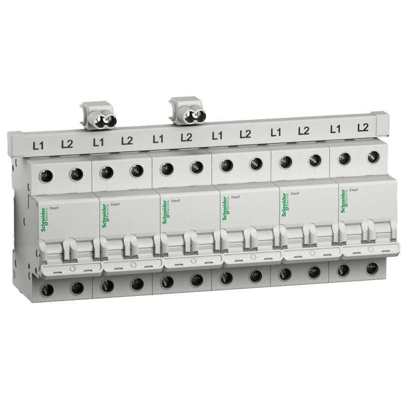 Barramento pente Easy9 bipolar 12P 80A