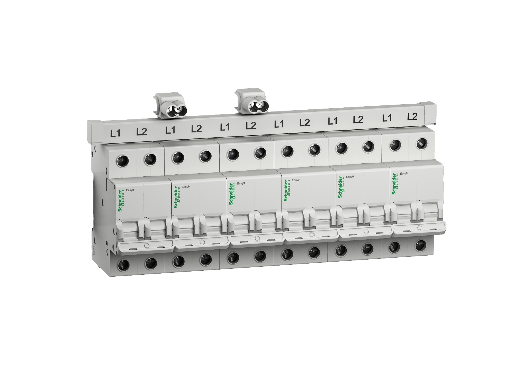 Barramento pente Easy9 bipolar 12P 80A