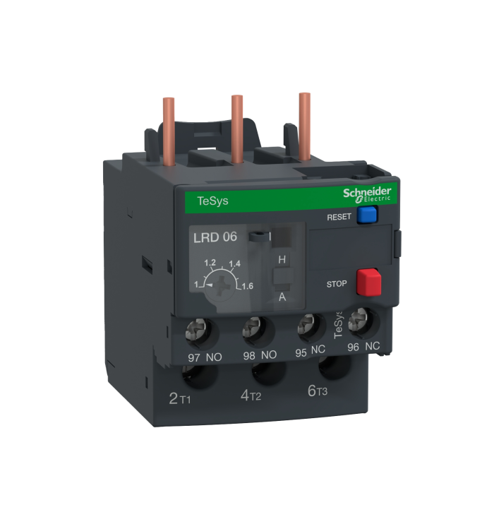 Rele Térmico Tesys D Classe 10 1-1.6a 1na+1nf LRD06 Schneider
