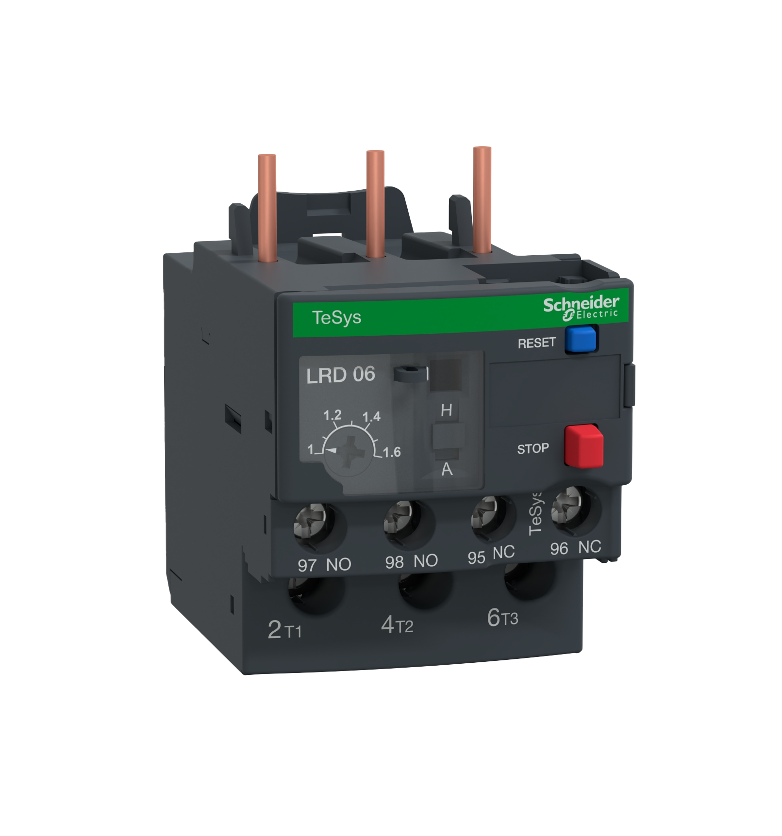 Rele Térmico Tesys D Classe 10 1-1.6a 1na+1nf LRD06 Schneider