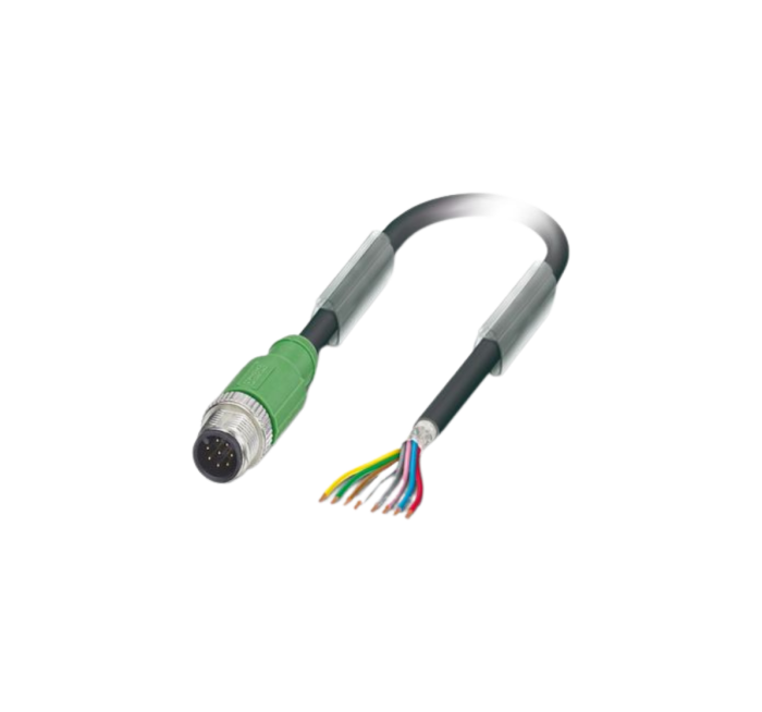 SAC-8P-M12MS/ 5,0-PUR SH - Cabo sensor/atuador M12 8P - 5 MT - 1526981