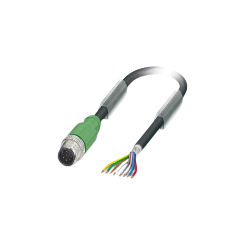 SAC-8P-M12MS/ 5,0-PUR SH - Cabo sensor/atuador M12 8P - 5 MT - 1526981