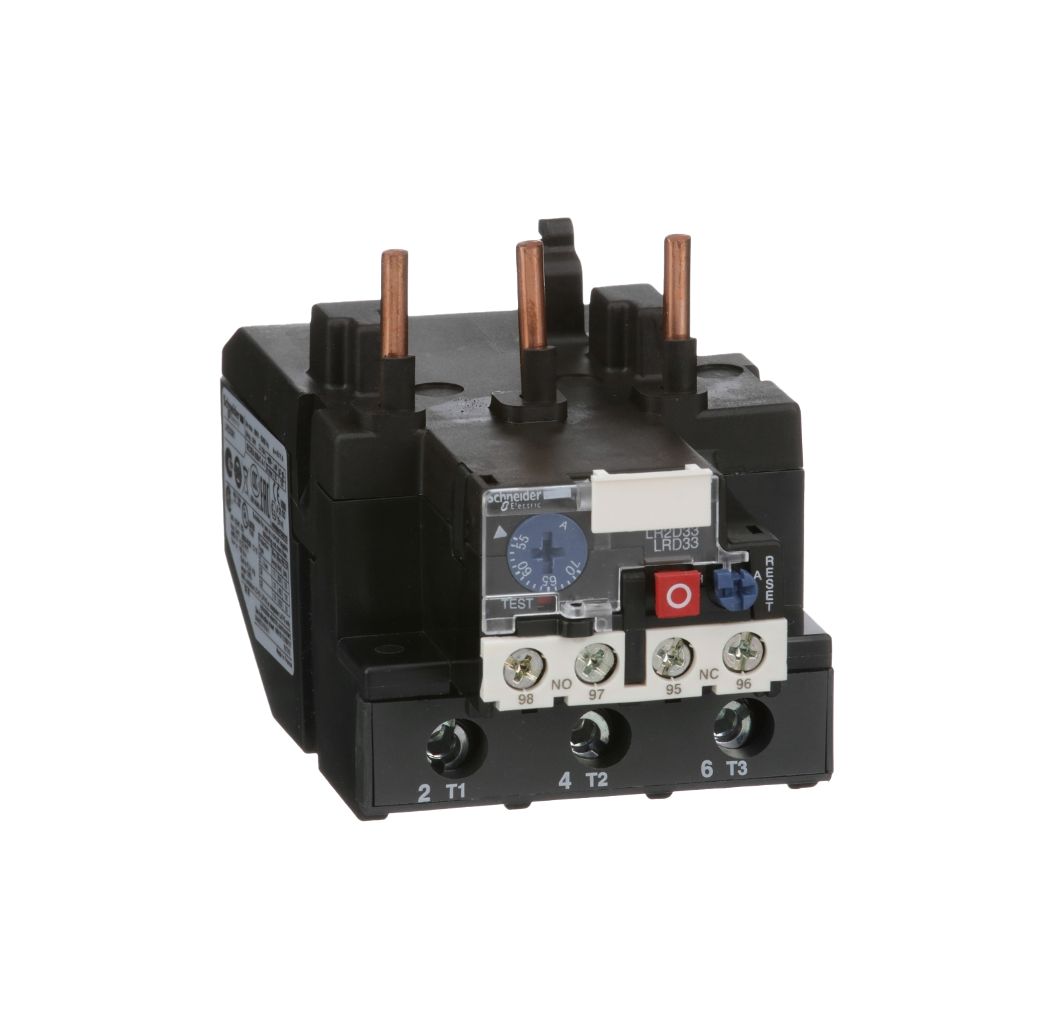 Relé Térmico Tesys D Classe 10 55-70a 1na+1nf LRD3361 Schneider