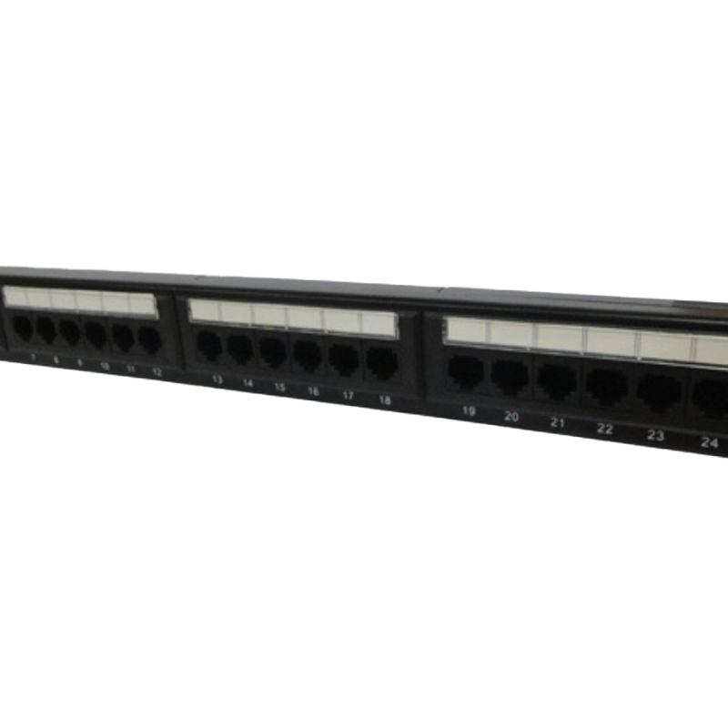 Patch Panel Seccon CAT6 24 Portas Preto 19