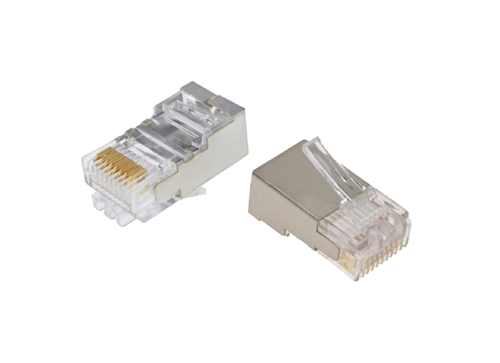 Conector RJ45 CAT5E 8V Macho Blindado Seccon