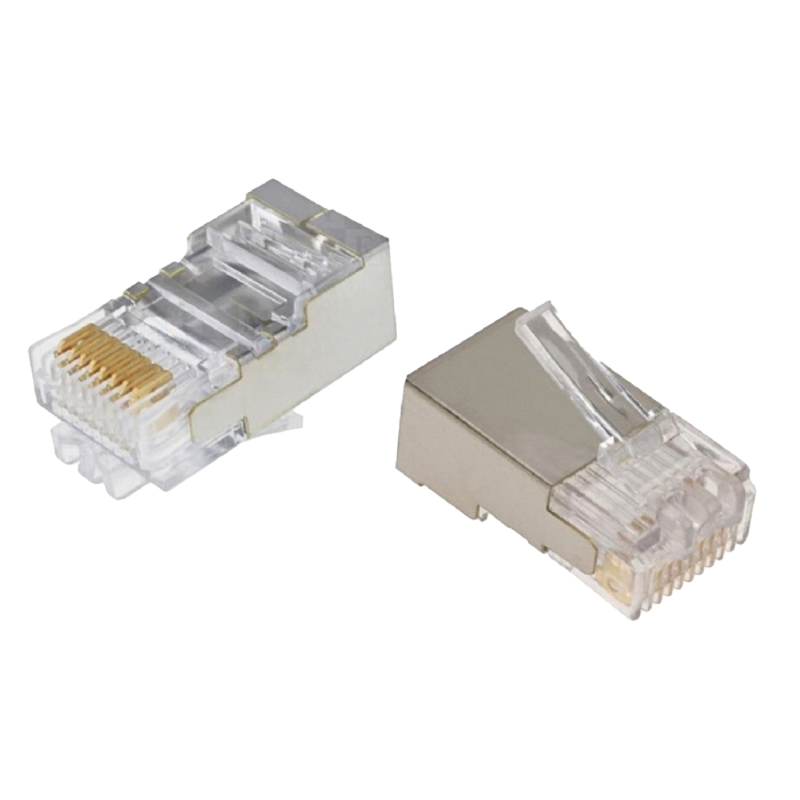 Conector RJ45 CAT5E 8V Macho Blindado Seccon