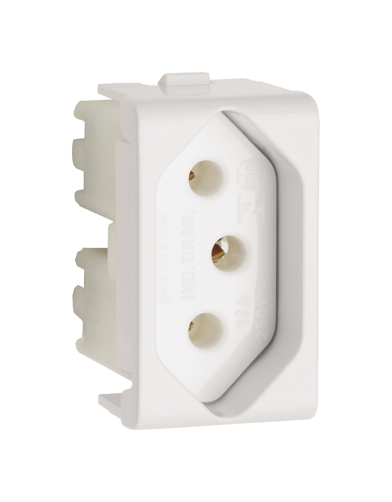 Modulo Tomada 2p+T 10a 250v 1m Branco PRM04721 Schneider