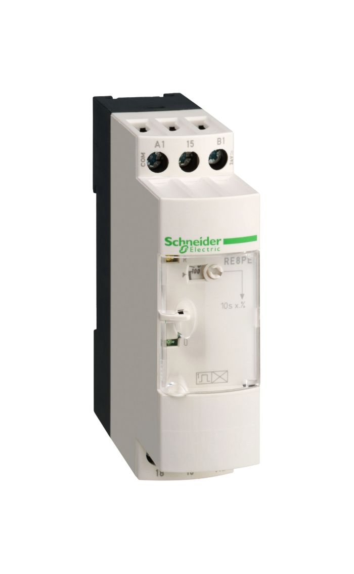 Relé Temporizador Eletrônico Ao Repouso 3 300s 110a RE8RA21FU Schneider