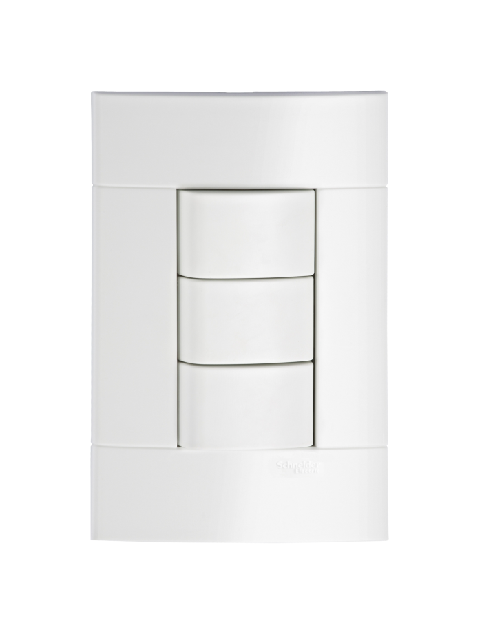 Conjunto 3 Interruptores Simples 10A 250 PRM43191 Schneider