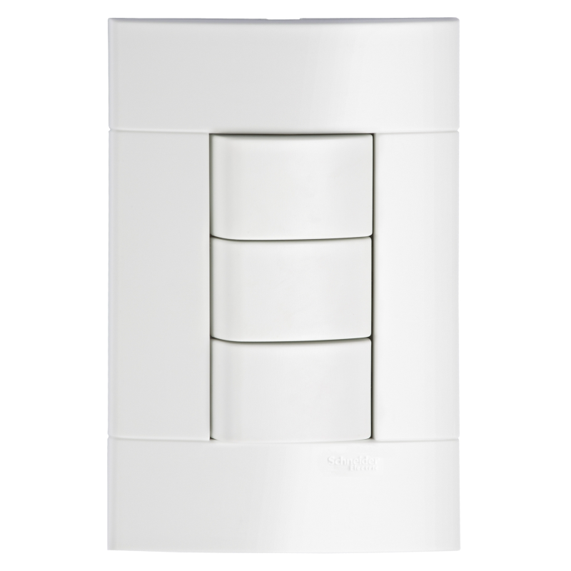 Conjunto 3 Interruptores Simples 10A 250 PRM43191 Schneider
