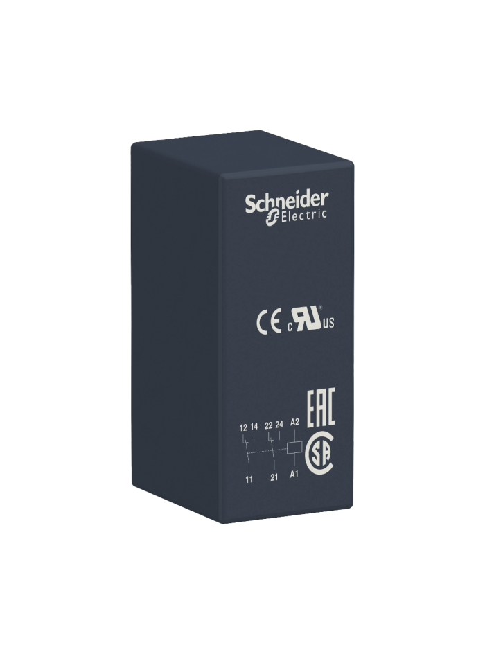 Relé De Interface, 8A, 2NAF, 24VCC RSB2A080BD Schneider