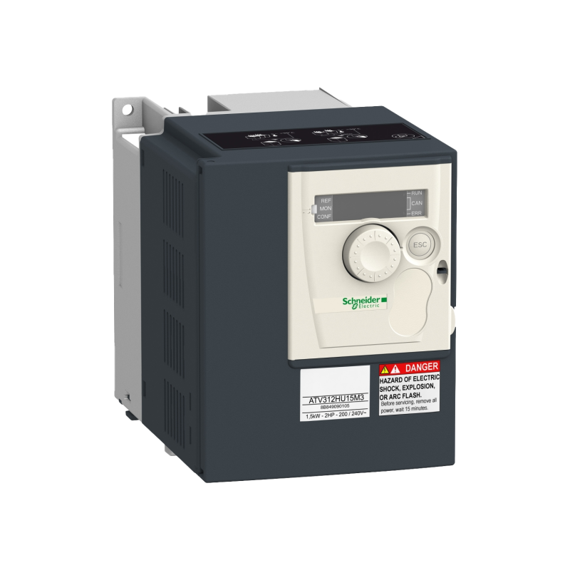 Inversor de Frequência 8A 1.5KW / 2CV . 200 ATV312HU15M3 Schneider