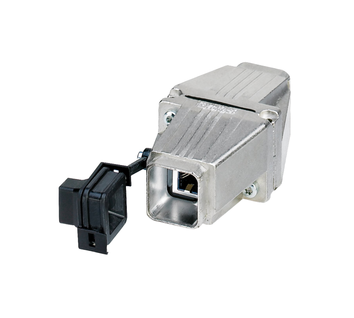 VS-PPC-J-1-RJ45-MNBK - Acoplamento metal - RJ45 - 1405183