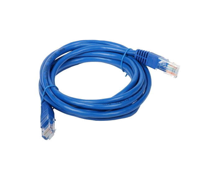 Cabo de Rede Patch Cord 1,5m Azul Maxi Telecom