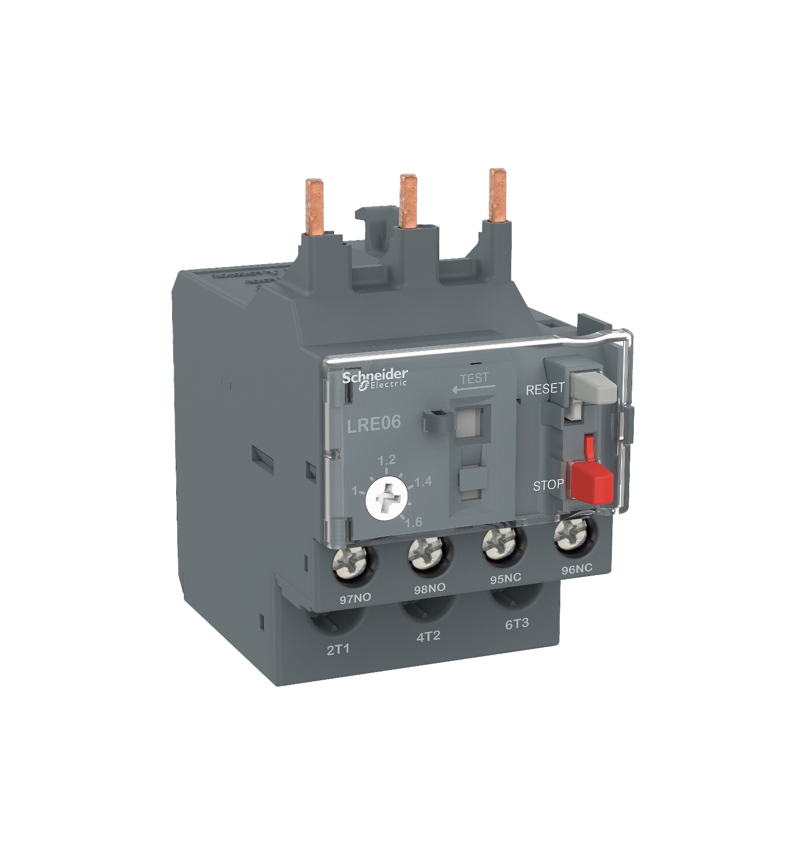 Relé Térmico Tesys E Classe 10 1-1.6a 1na+1nf LRE06 Schneider