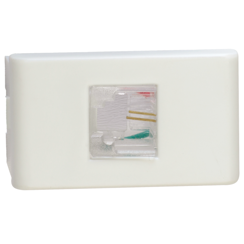 Modulo Tomada Rj11 2 Fios 1m Branco Prm47201 Schneider