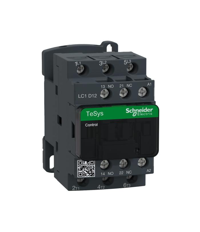 CONTATOR TRIPOLAR TESYS DECA 12A 1NA+1NF 110VCA LC1D12F7