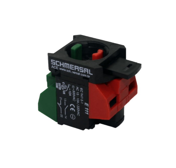 Elemento de contato para botões com 1NA+1NF E111 Ace Schmersal 140000 Schmersal
