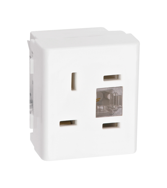 Modulo Tomada 4p Padrão Telebrás Com RJ1 PRM047401 Schneider