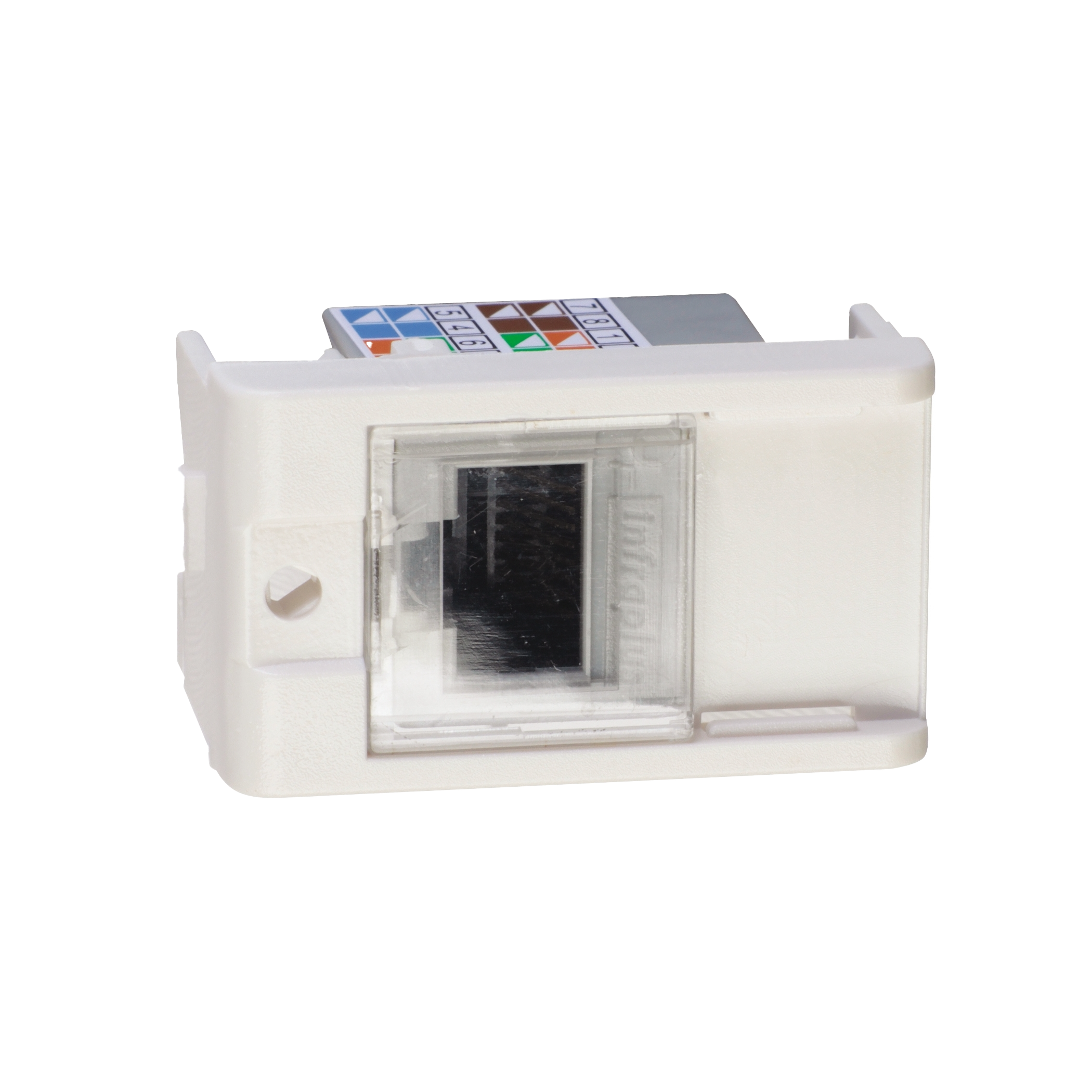 Modulo Tomada Rj45 8 Fios UTP CAT5E 1M BR PRM047751 Schneider