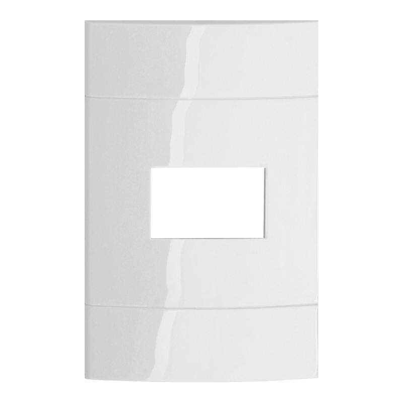 Placa 4x2 1 Posto Branco Puro PRM044211 Lunare Schneider