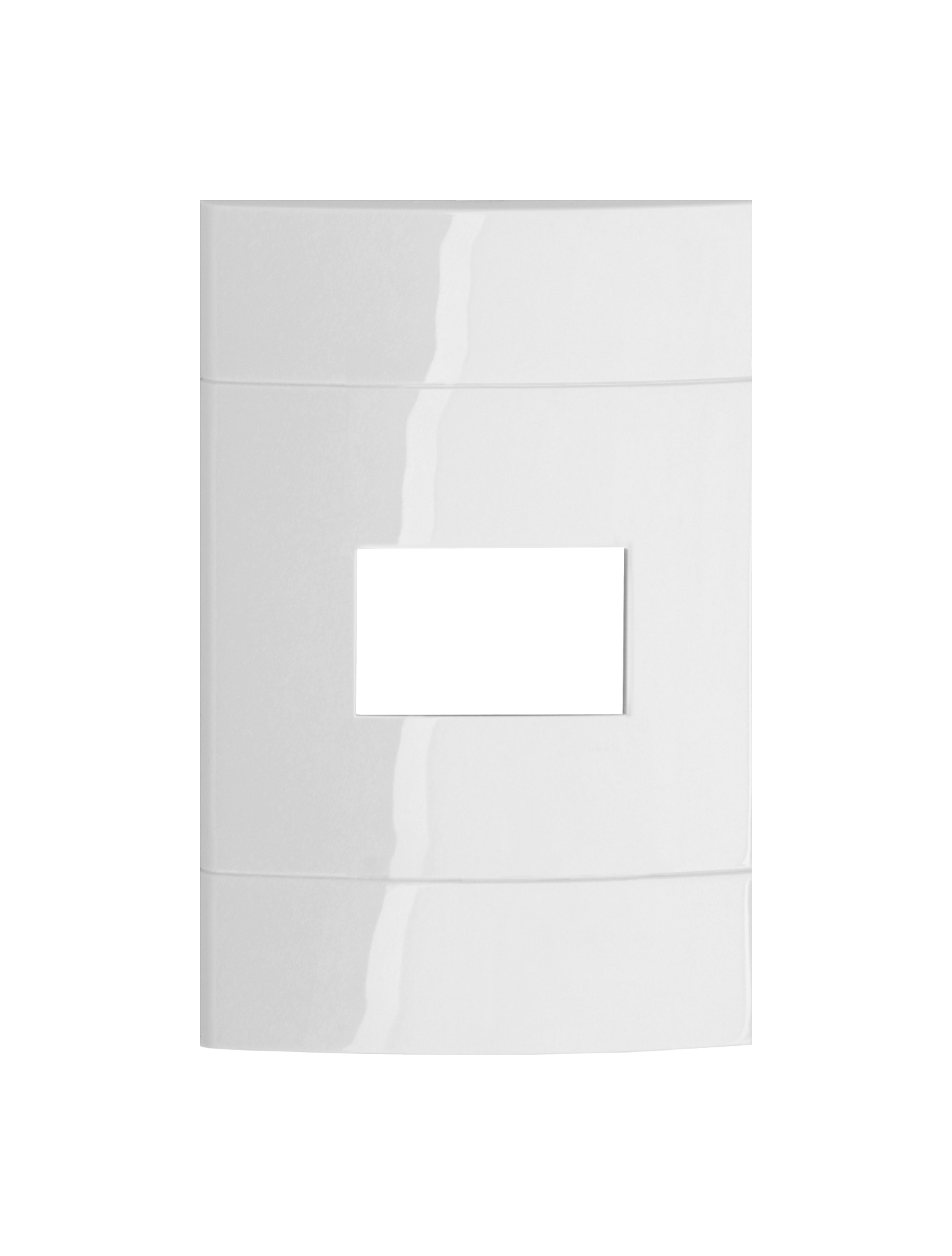 Placa 4x2 1 Posto Branco Puro PRM044211 Lunare Schneider