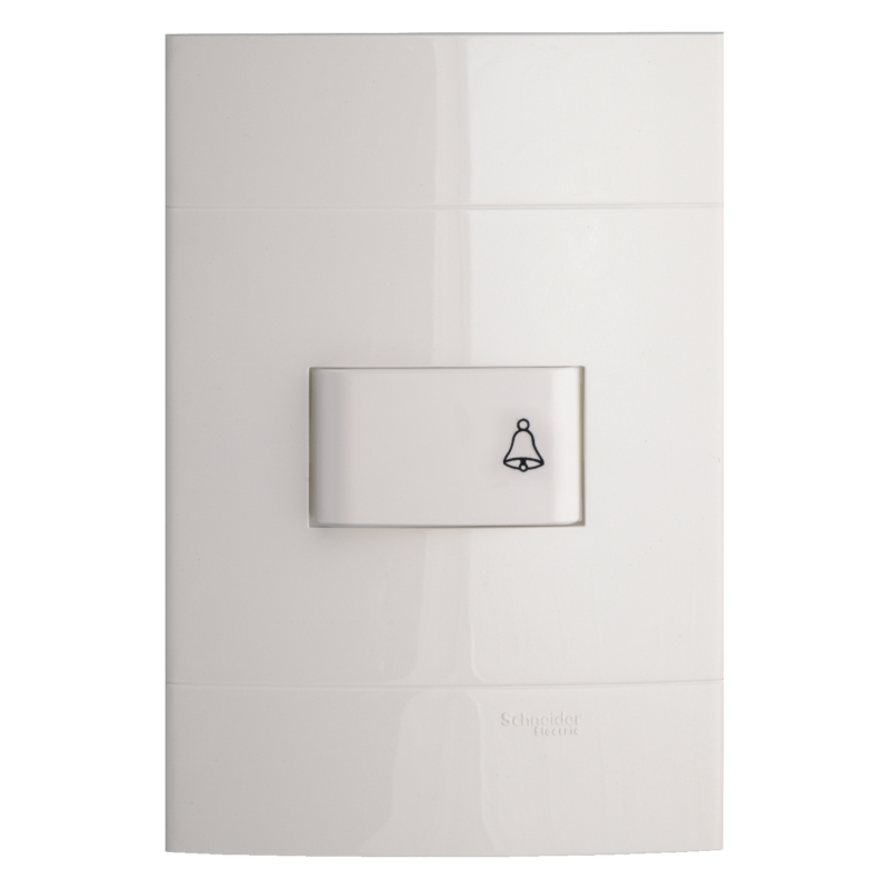 CONJUNTO CAMPAINHA PULSADOR 10A 250V BRANCO DECOR PRM044061