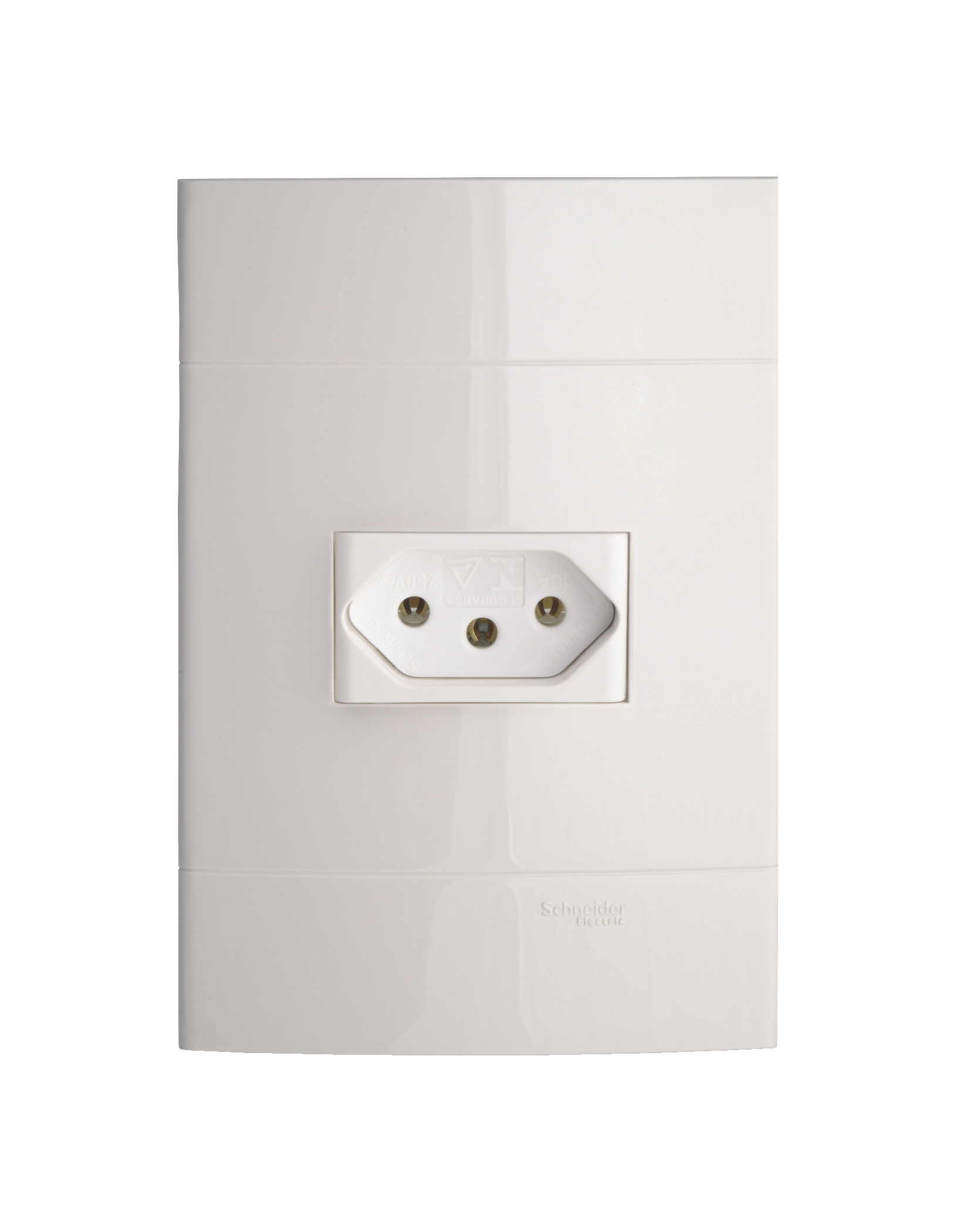 Conjunto Tomada 2P+T 20A 250V PL/Branca PRM0444731 Schneider