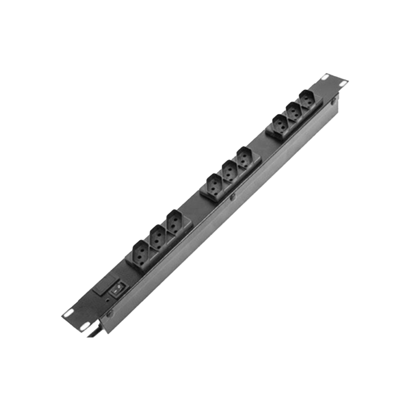 Calha 1U Para Rack 19 04 Tomadas 9058500 Legrand