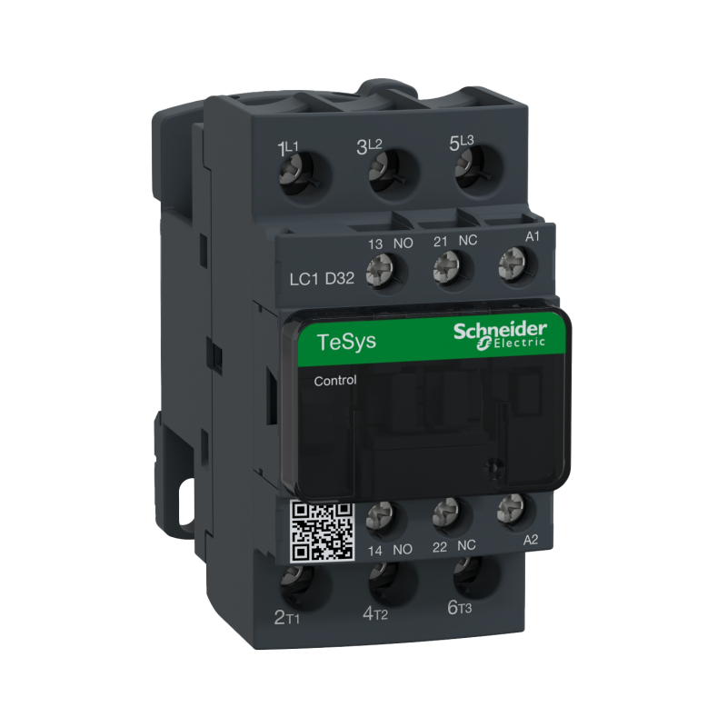 CONTATOR TRIPOLAR TESYS DECA 32A 1NA+1NF 220VCA LC1D32M7