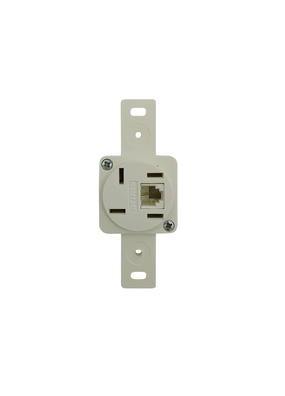 TOMADA 4P P/TELEFONE C/RJ11 S/PL PRM0840