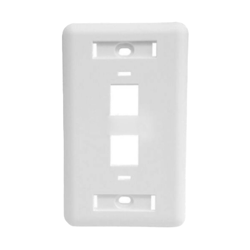 Acabamento 4x2 Para 2 RJ45 Nexans 90825