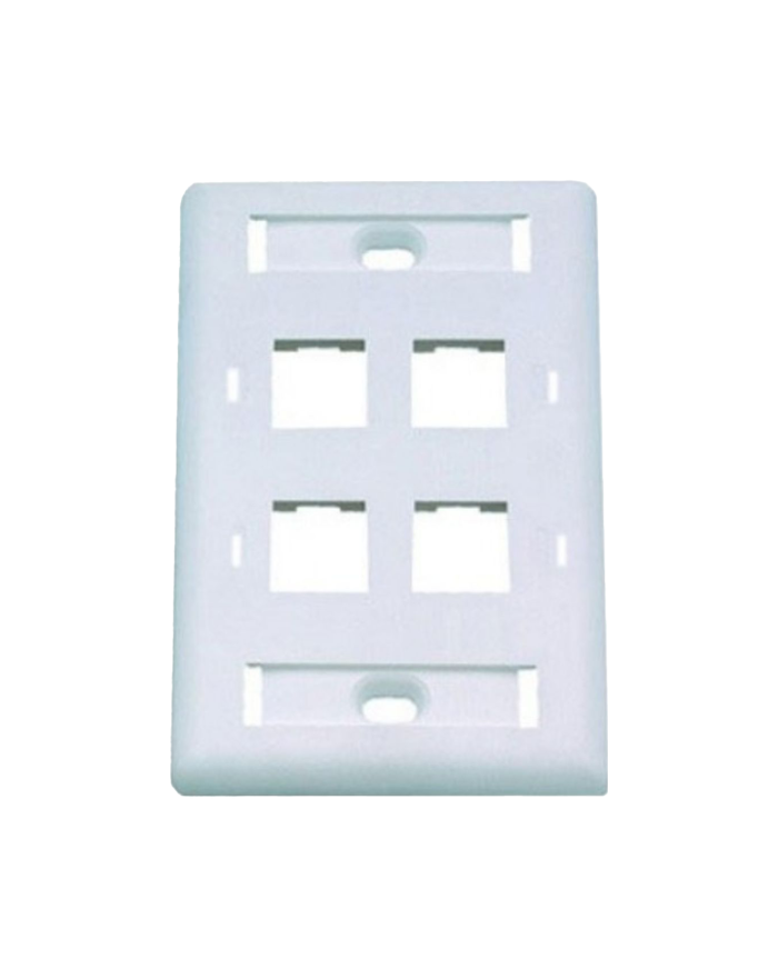 Acabamento 4x2 Para 4 RJ45 Nexans 90308