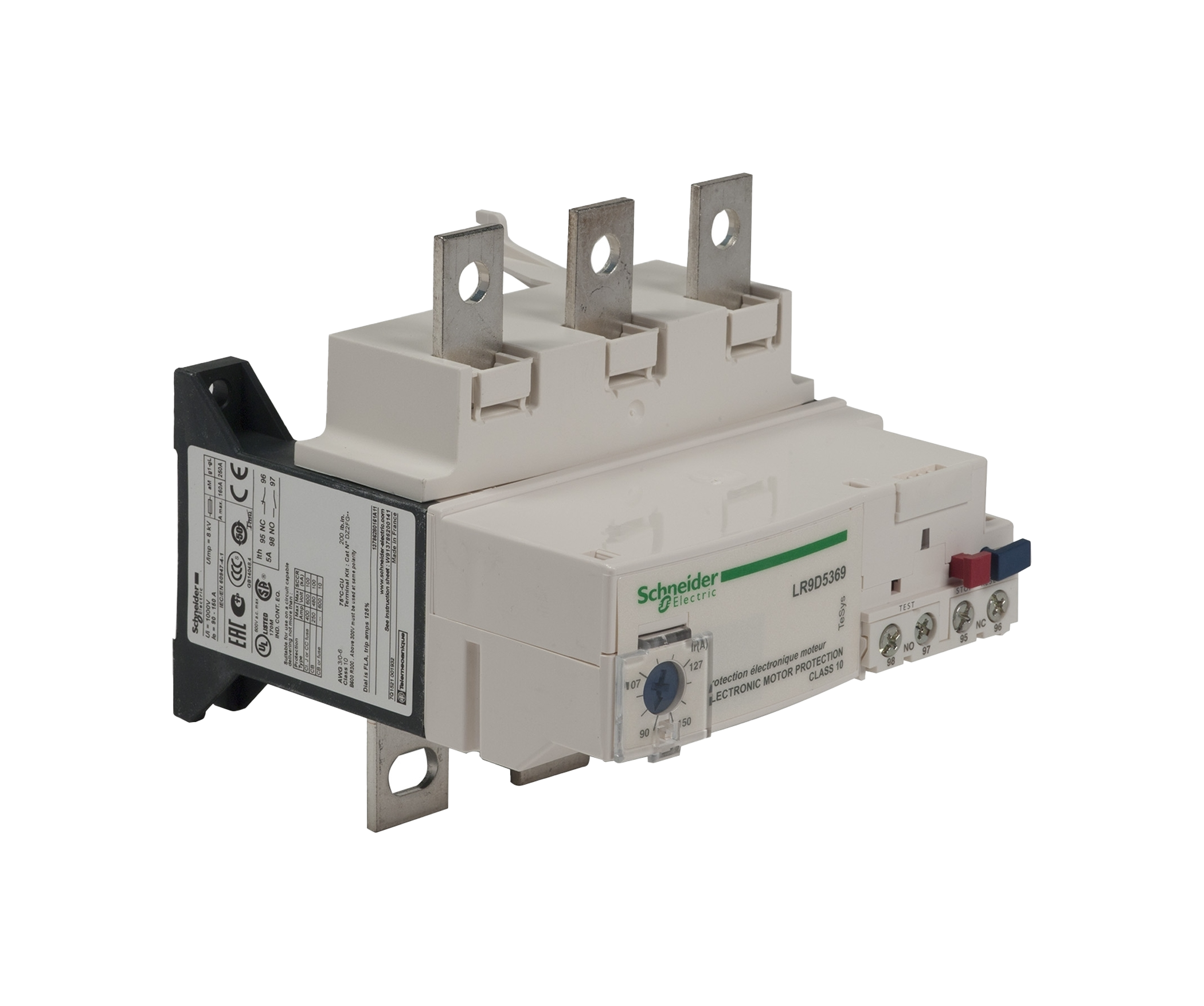 Relé Térmico Eletrônico Tesys D Classe 1 LR9D5369 Schneider
