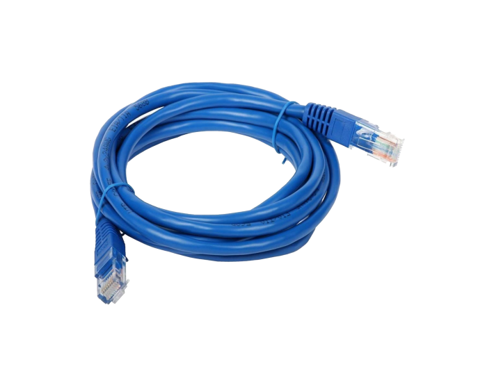 Cabo de Rede Patch Cord 2,5m CAT5E Azul Seccon
