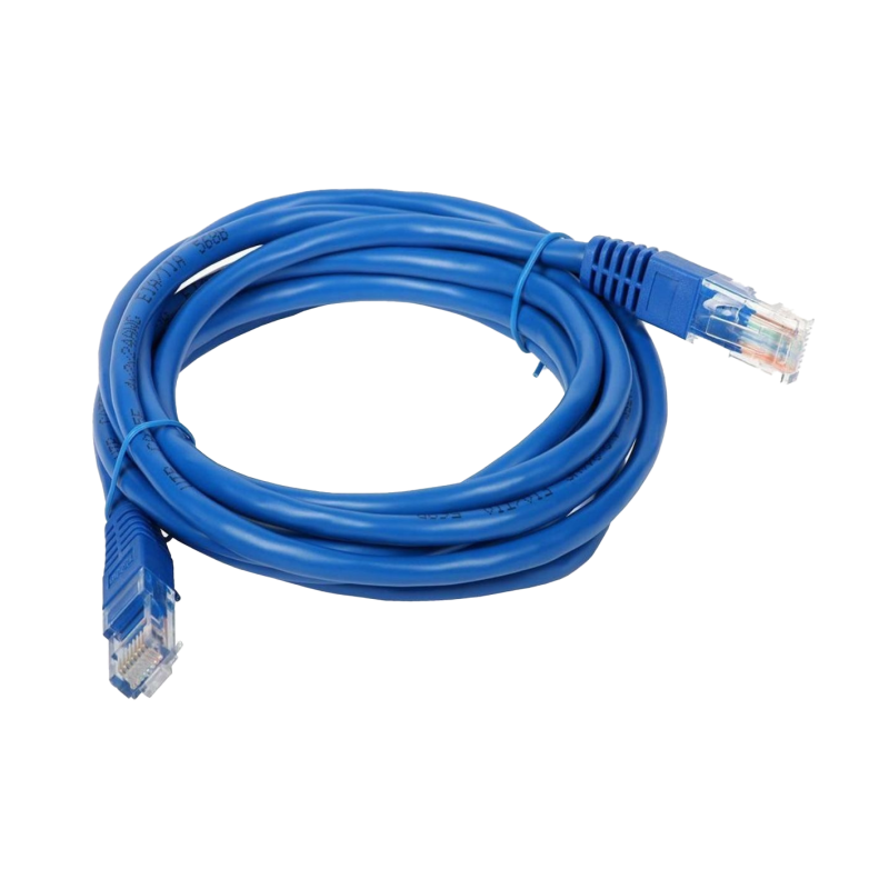 Cabo de Rede Patch Cord 2,5m CAT5E Azul Seccon