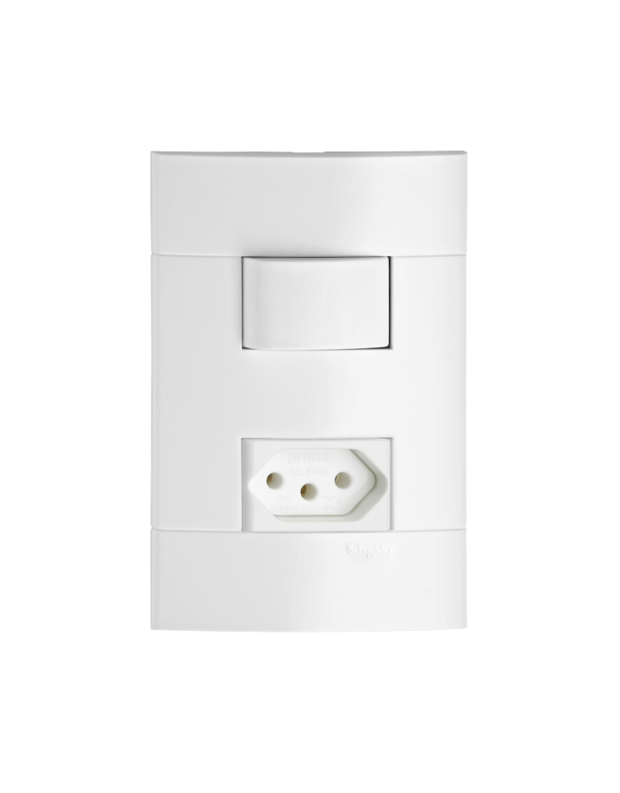 Conjunto Interruptor Paralelo + Tomada 2 PRM44004721 Schneider