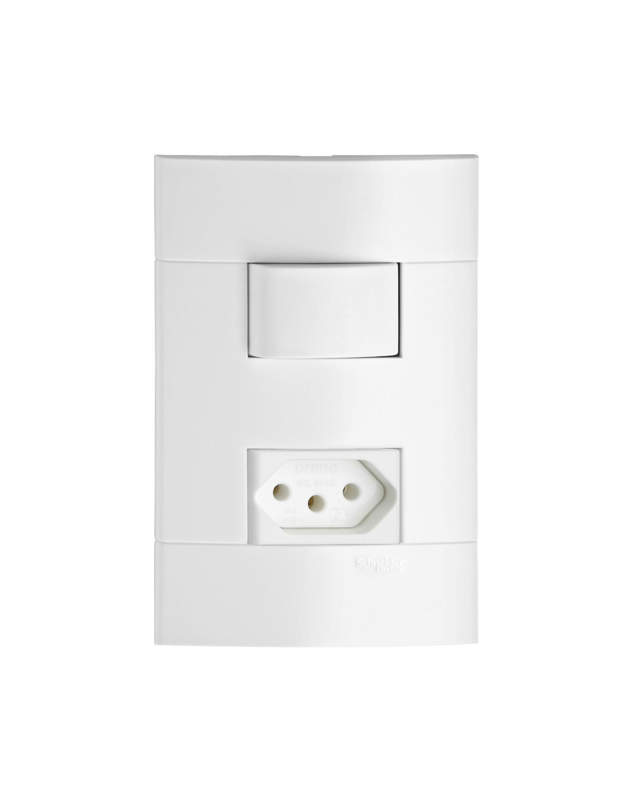 Conjunto Interruptor Paralelo + Tomada 2 PRM44004721 Schneider