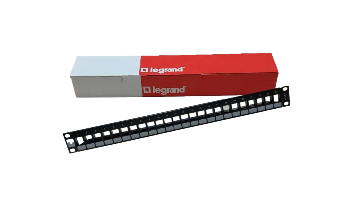 Patch Panel CAT5E/6 24 Portas RJ45 Descarregado 33590 Legrand