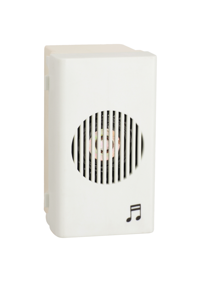 MODULO CAMPAINHA ELETRONICA 2 TONS 90 A 230V (4 FIOS) 3M BRANCO"