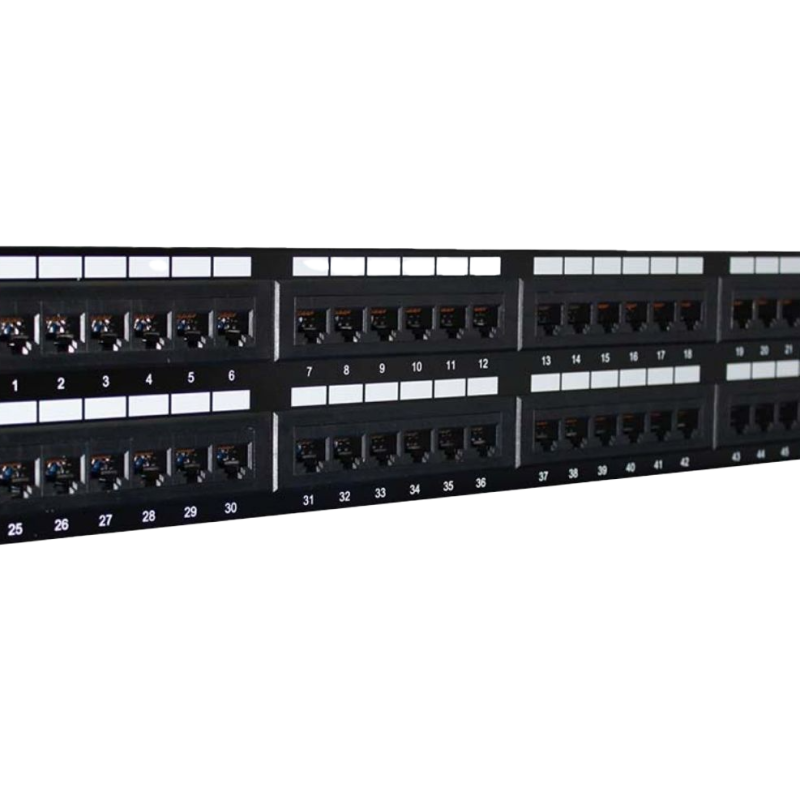 Patch Panel CAT5E Preto Cablix