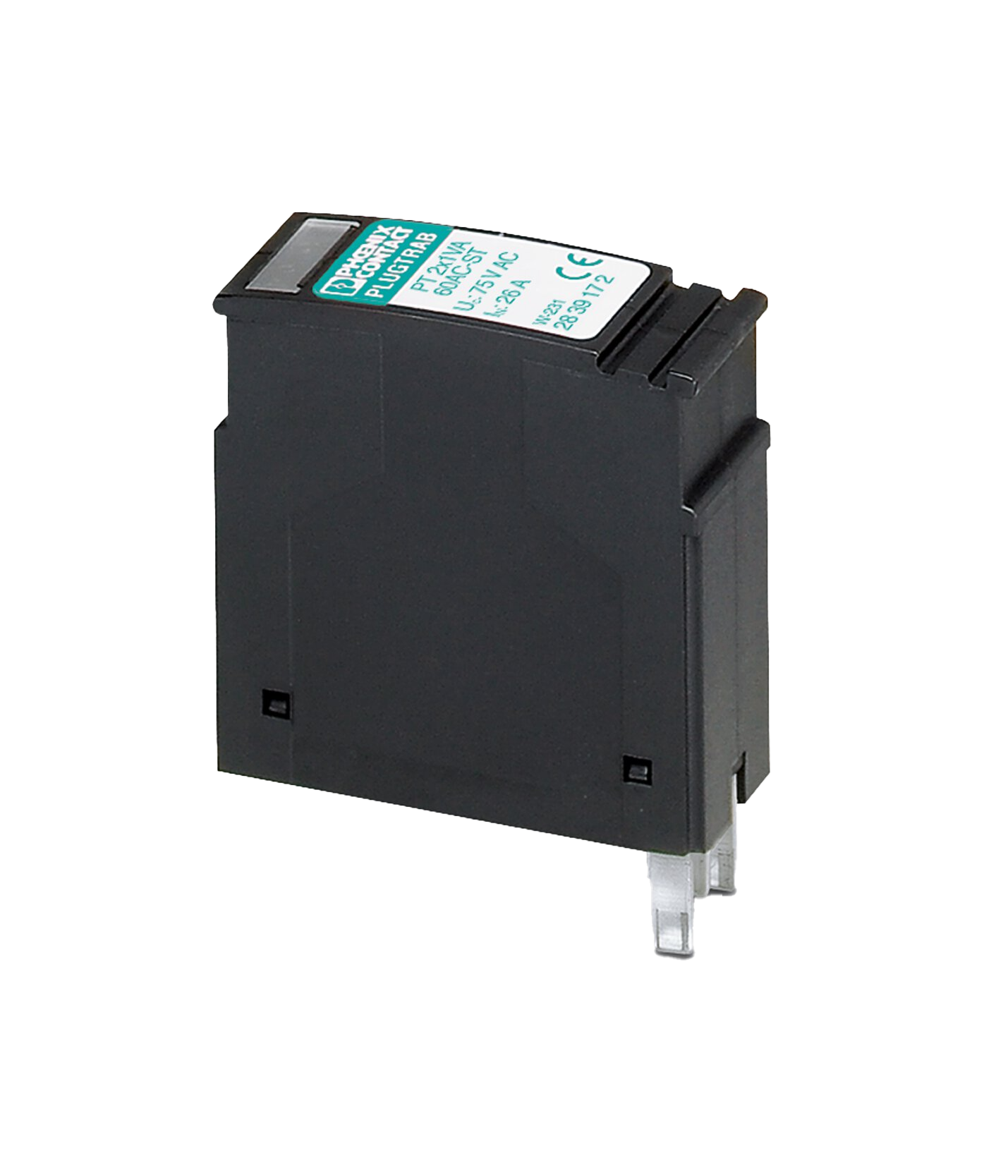 PT 2X1VA- 60AC-ST - Plugue DPS 60Vac - 2839172