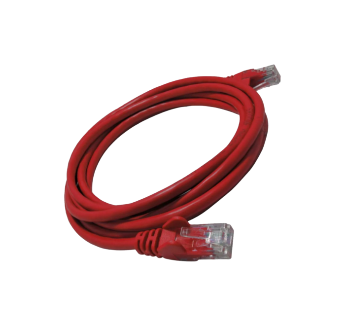 Cabo de Rede Patch Corde CAT5E 2,5m Vermelho Maxi Telecom
