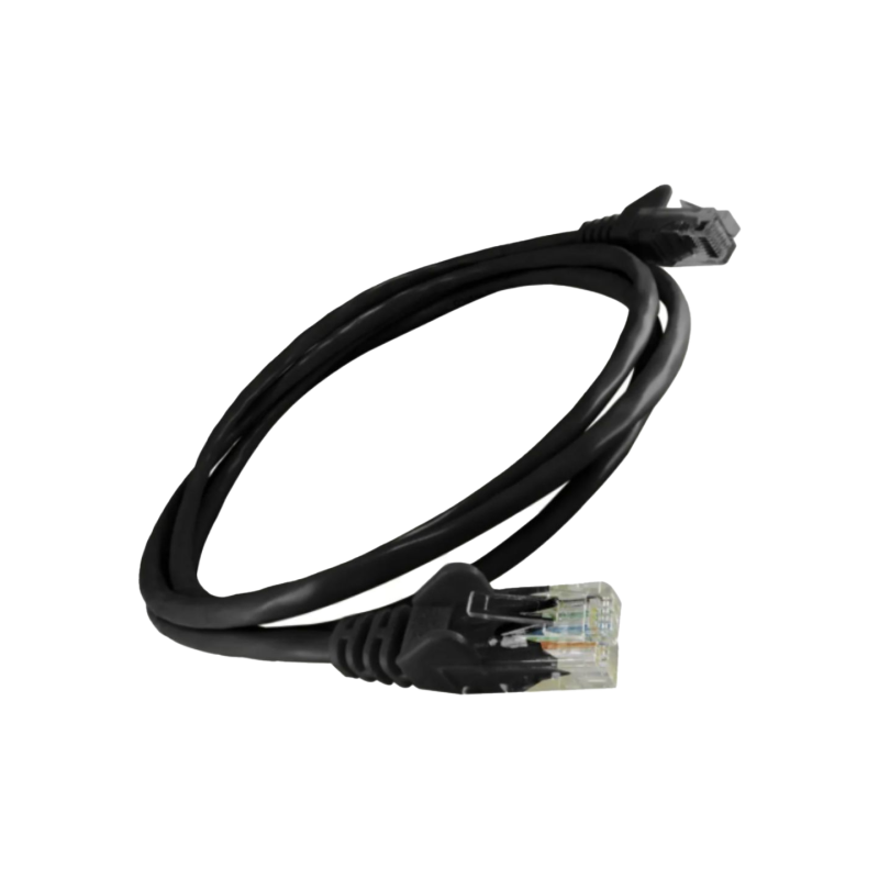 Cabo de Rede Patch Cord CAT5E 2,5m Preto Maxi Telecom